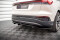 Mittlerer Cup Diffusor Heck Ansatz DTM Look passend für Audi Q4 e-tron Sportback S-line Mk1 schwarz Hochglanz