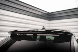Oberer Heck Spoiler Aufsatz Abrisskante für Kia EV6 GT-Line Mk1 schwarz Hochglanz