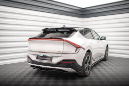 Unterer Heck Spoiler Aufsatz Abrisskante passend für Kia EV6 GT-Line Mk1 schwarz Hochglanz