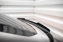 Unterer Heck Spoiler Aufsatz Abrisskante passend für Kia EV6 GT-Line Mk1 schwarz Hochglanz