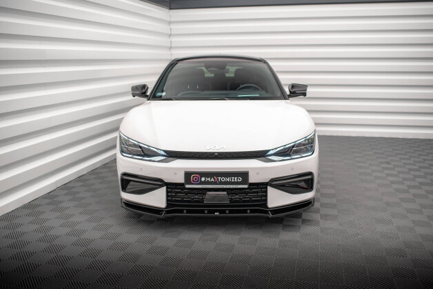 Cup Spoilerlippe Front Ansatz V.2 passend für Kia EV6 GT-Line Mk1 schwarz Hochglanz