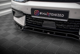 Cup Spoilerlippe Front Ansatz V.2 passend für Kia EV6 GT-Line Mk1 schwarz Hochglanz