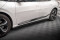 Seitenschweller Ansatz Cup Leisten für Kia EV6 GT-Line Mk1 schwarz Hochglanz