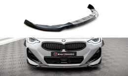 Cup Spoilerlippe Front Ansatz V.1 passend für BMW 2 Coupe M-Paket / M240i G42 schwarz Hochglanz