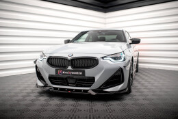 Cup Spoilerlippe Front Ansatz V.2 passend für BMW 2 Coupe M-Paket / M240i G42 schwarz Hochglanz