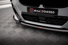 Cup Spoilerlippe Front Ansatz V.3 passend für BMW 2 Coupe M-Paket / M240i G42 schwarz Hochglanz