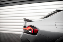Heck Spoiler Aufsatz Abrisskante 3D passend für BMW 2 Coupe G42 / M2 G87 schwarz Hochglanz