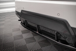 Mittlerer Cup Diffusor Heck Ansatz passend für BMW 2 Coupe M-Paket G42 schwarz Hochglanz