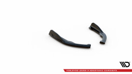 Heck Ansatz Flaps Diffusor V.1 passend für BMW 2 Coupe M-Paket G42 schwarz Hochglanz