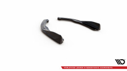 Heck Ansatz Flaps Diffusor V.1 passend für BMW 2 Coupe M-Paket G42 schwarz Hochglanz