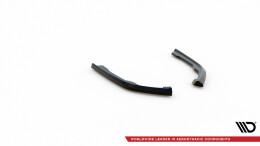 Heck Ansatz Flaps Diffusor passend für BMW X6 F16 M Paket schwarz Hochglanz  günstig im Online-Shop von MM-Concetps kaufen