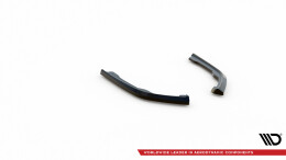 Heck Ansatz Flaps Diffusor V.2 passend für BMW 2 Coupe M-Paket G42 schwarz Hochglanz