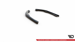 Heck Ansatz Flaps Diffusor V.2 passend für BMW 2 Coupe M-Paket G42 schwarz Hochglanz