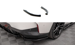 Street+ Heck Ansatz Flaps V.2 passend für BMW 2 Coupe M-Paket G42 schwarz Hochglanz