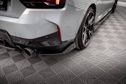 Heck Ansatz Flaps Diffusor V.1 passend für BMW 2 Coupe M240i G42 schwarz Hochglanz