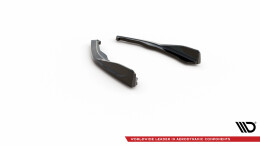 Heck Ansatz Flaps Diffusor V.1 passend für BMW 2 Coupe M240i G42 schwarz Hochglanz