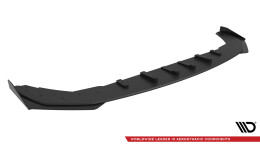 Street Pro Cup Spoilerlippe Front Ansatz passend für BMW 2 Coupe M-Paket / M240i G42 SCHWARZ+ HOCHGLANZ FLAPS