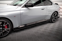 Street Pro Seitenschweller Ansatz Cup Leisten für BMW 2 Coupe M-Paket / M240i G42 ROT
