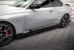 Street Pro Seitenschweller Ansatz Cup Leisten passend für BMW 2 Coupe M-Paket / M240i G42 rot