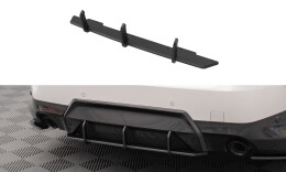 Street Pro Heckschürze Heck Ansatz Diffusor passend für BMW 2 Coupe M-Paket G42 schwarz-rot