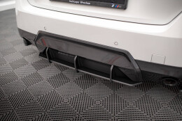 Street Pro Heckschürze Heck Ansatz Diffusor passend für BMW 2 Coupe M-Paket G42 rot
