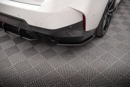 Street Pro Heck Ansatz Flaps Diffusor passend für BMW 2 Coupe M-Paket G42 rot
