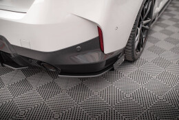 Street Pro Heck Ansatz Flaps Diffusor passend für BMW 2 Coupe M-Paket G42 SCHWARZ+ HOCHGLANZ FLAPS