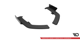 Street Pro Heck Ansatz Flaps Diffusor passend für BMW 2 Coupe M-Paket G42 SCHWARZ+ HOCHGLANZ FLAPS