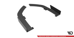 Street Pro Heck Ansatz Flaps Diffusor passend für BMW 2 Coupe M-Paket G42 SCHWARZ+ HOCHGLANZ FLAPS