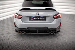 Street Pro Heckschürze Heck Ansatz Diffusor für BMW 2 Coupe M240i G42 ROT