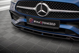 Cup Spoilerlippe Front Ansatz V.1 passend für Mercedes-Benz C AMG-Line / 43 AMG W206 schwarz Hochglanz