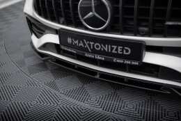 Cup Spoilerlippe Front Ansatz V.1 passend für Mercedes-Benz C AMG-Line / 43 AMG W206 schwarz Hochglanz