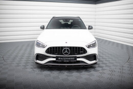 Cup Spoilerlippe Front Ansatz V.1 passend für Mercedes-Benz C AMG-Line / 43 AMG W206 schwarz Hochglanz