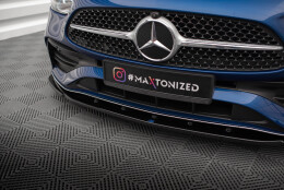 Cup Spoilerlippe Front Ansatz V.2 passend für Mercedes-Benz C AMG-Line / 43 AMG W206 schwarz Hochglanz