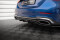 Mittlerer Cup Diffusor Heck Ansatz DTM Look für Mercedes-Benz C AMG-Line W206 schwarz Hochglanz
