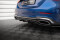 Mittlerer Cup Diffusor Heck Ansatz DTM Look passend für Mercedes-Benz C AMG-Line W206 schwarz Hochglanz