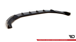 Cup Spoilerlippe Front Ansatz V.1 passend für Audi A4 S-Line / S4 B9 Facelift schwarz Hochglanz