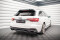 Mittlerer Cup Diffusor Heck Ansatz DTM Look für Audi A4 S-Line B9 Facelift schwarz Hochglanz