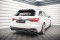 Mittlerer Cup Diffusor Heck Ansatz V.1 passend für Audi A4 S-Line B9 Facelift schwarz Hochglanz