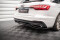 Mittlerer Cup Diffusor Heck Ansatz V.1 passend für Audi A4 S-Line B9 Facelift schwarz Hochglanz