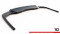 Mittlerer Cup Diffusor Heck Ansatz V.1 passend für Audi A4 S-Line B9 Facelift schwarz Hochglanz