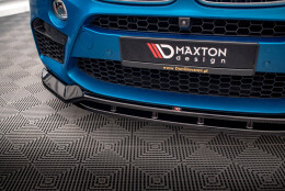 Cup Spoilerlippe Front Ansatz V.3 passend für BMW X5 M F85 / X6 M F86 schwarz Hochglanz