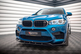 Cup Spoilerlippe Front Ansatz V.3 passend für BMW X5 M F85 / X6 M F86 schwarz Hochglanz
