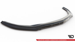 Cup Spoilerlippe Front Ansatz für Mercedes-Benz S AMG-Line W223 schwarz Hochglanz