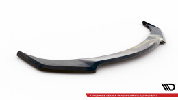 Cup Spoilerlippe Front Ansatz V.1 passend für Infiniti Q50 S Mk1 schwarz Hochglanz