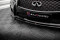 Cup Spoilerlippe Front Ansatz V.1 passend für Infiniti Q50 S Mk1 schwarz Hochglanz