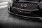 Cup Spoilerlippe Front Ansatz V.2 für Infiniti Q50 S Mk1 schwarz Hochglanz
