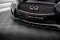 Cup Spoilerlippe Front Ansatz V.2 passend für Infiniti Q50 S Mk1 schwarz Hochglanz