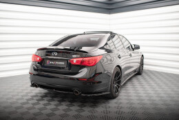 Heckansatz Infiniti Q50 S Mk1 schwarz Hochglanz