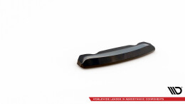Mittlerer Cup Diffusor Heck Ansatz für Infiniti Q50 S Mk1 schwarz Hochglanz